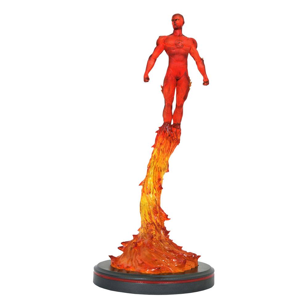 Estatua Human Torch Marvel Comic Premier Collection 36 cm Diamond Select