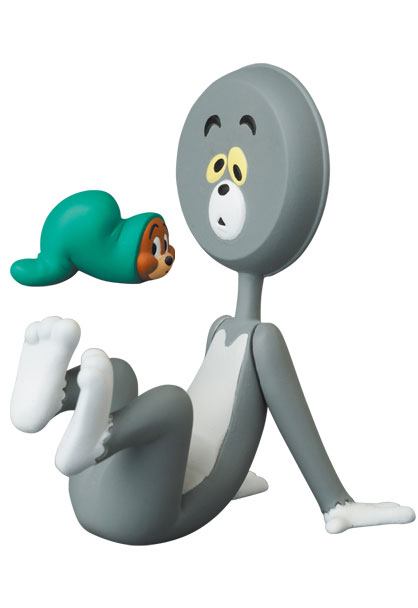 Minifiguras Tom & Jerry UDF Serie 3 Tom (Head In The Shape Of The Pan) & Jerry (In The Vinyl Hose) 4 – 9 cm Medicom