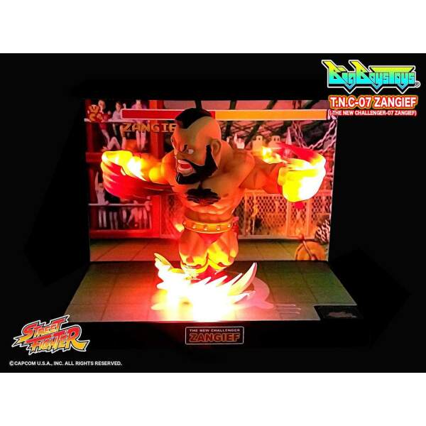 Estatua Zangief Street Fighter PVC con sonido y luz 17cm Big Chief Studios - Collector4U.com