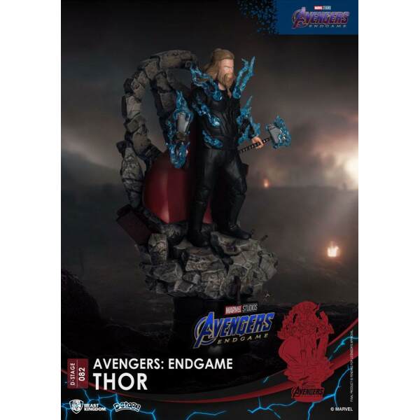 Diorama D-Stage Thor Closed Box Version Vengadores: Endgame PVC 16cm Beast Kingdom - Collector4U.com