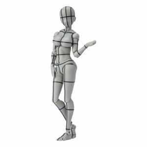 Figura Wireframe Gray Color Version S.H. Figuarts Body Chan Kentaro Yabuki 14cm Tamashii Nations - Collector4u.com
