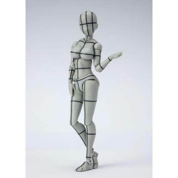 Figura Wireframe Gray Color Version S.H. Figuarts Body Chan Kentaro Yabuki 14cm Tamashii Nations - Collector4U.com