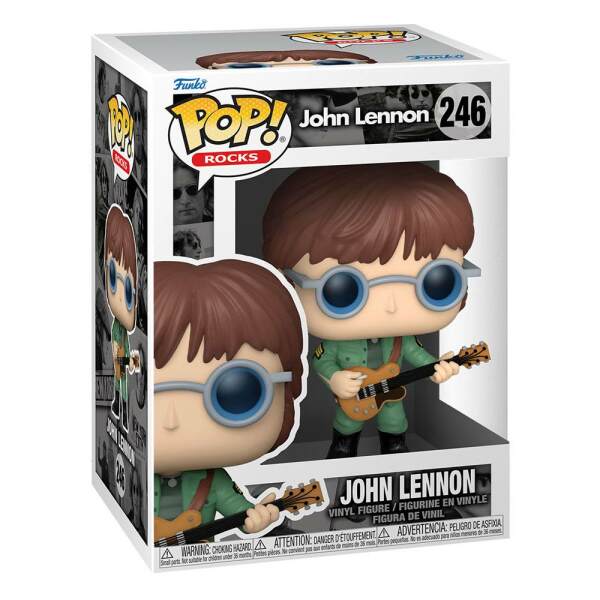 Funko John Lennon POP! Rocks Vinyl Figura Military Jacket 9 cm - Collector4U.com