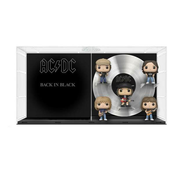 Pack de 5 Funko AC/DC POP! Albums Vinyl Back In Black Figuras 9 cm - Collector4U.com