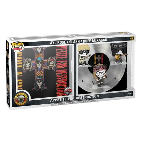 Pack de 3 Funko Guns n Roses POP! Albums Vinyl Appetite For Destruction Figuras 9 cm - Collector4U.com