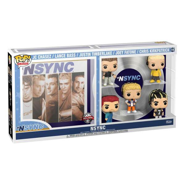 Pack 5 Funko NSYNC POP! Albums Vinyl Figuras 9cm - Collector4U.com