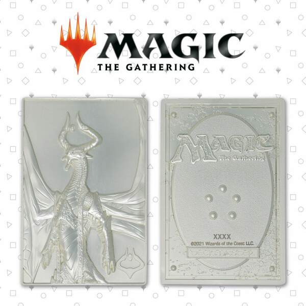 Lingote Nicol Bolas Limited Edition (plateado) Magic the Gathering - Collector4U.com