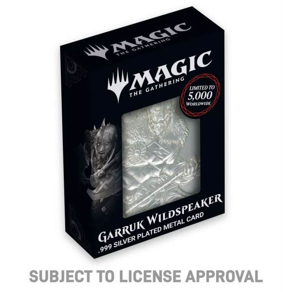 Lingote Garruk Wildspeaker Limited Edition (plateado) Magic the Gathering - Collector4U.com