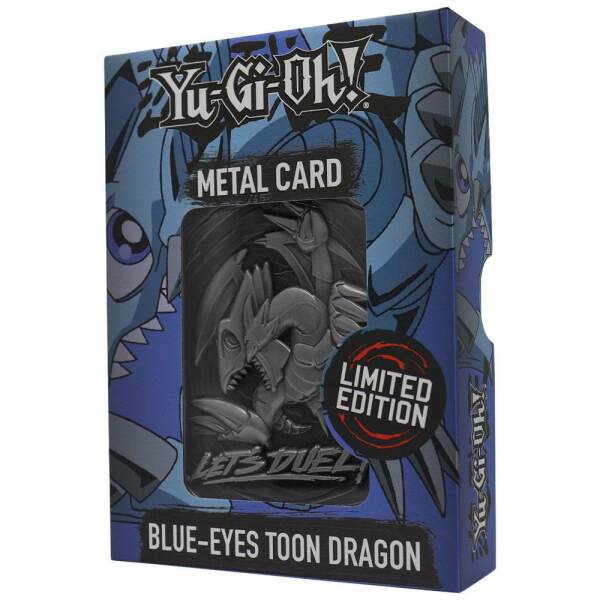 Réplica Card Blue Eyes Toon Dragon Yu-Gi-Oh! Limited Edition FaNaTtik - Collector4U.com
