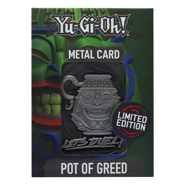 Réplica Card Pot of Greed Yu-Gi-Oh! Limited Edition FaNaTtik - Collector4U.com