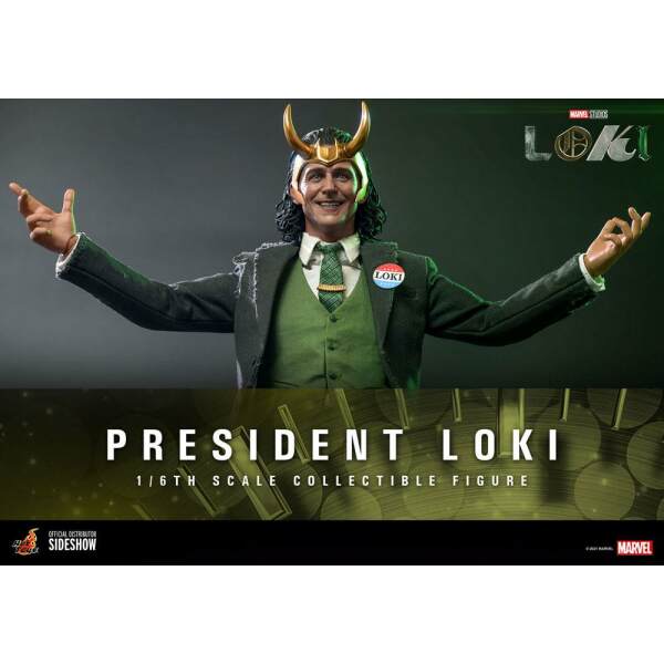 Figura Loki President 1/6 31cm Hot Toys - Collector4U.com