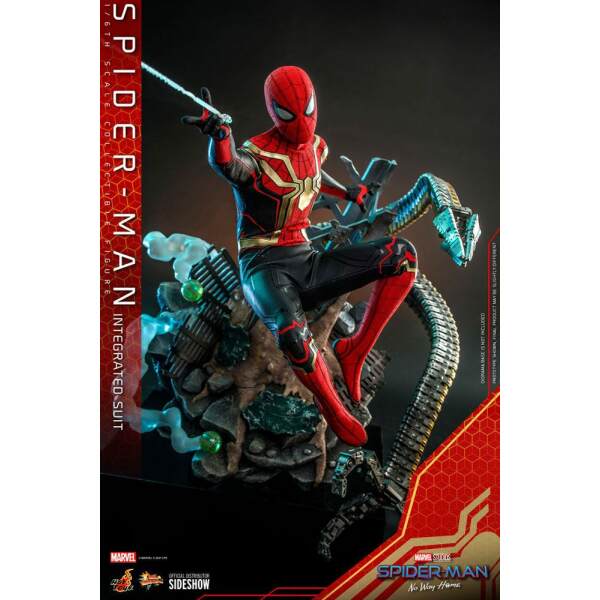 Figura Spider-Man (Integrated Suit) Spider-Man: No Way Home Movie Masterpiece 1/6 29cm Hot Toys - Collector4U.com
