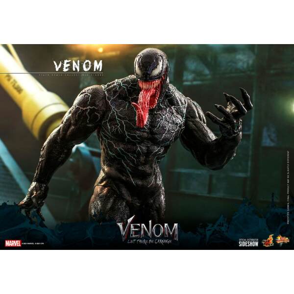 Figura Venom Venom Habrá Matanza Movie Masterpiece Series PVC 1/6 38 cm Hot Toys - Collector4U.com