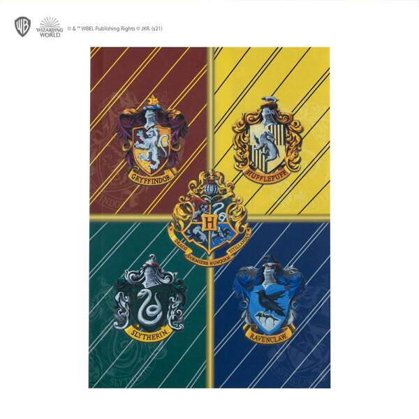 Hogwarts Houses Juego Para Escribir de 6 Piezas Harry Potter Cine Réplicas - Collector4U.com