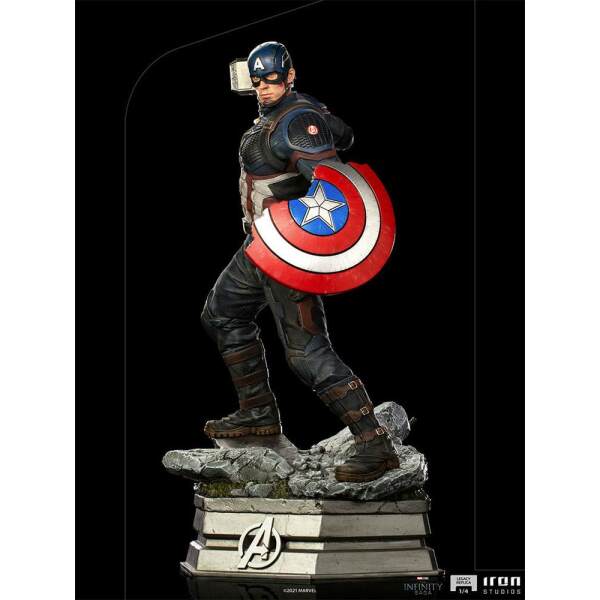 Estatua Capitán America Vengadores Infinity Saga Legacy Replica 1/4 56 cm Iron Studios - Collector4U.com
