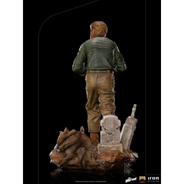 Estatua The Wolf Man Deluxe version Universal Monsters 1/10 Art Scale 21cm Iron Studios - Collector4U.com