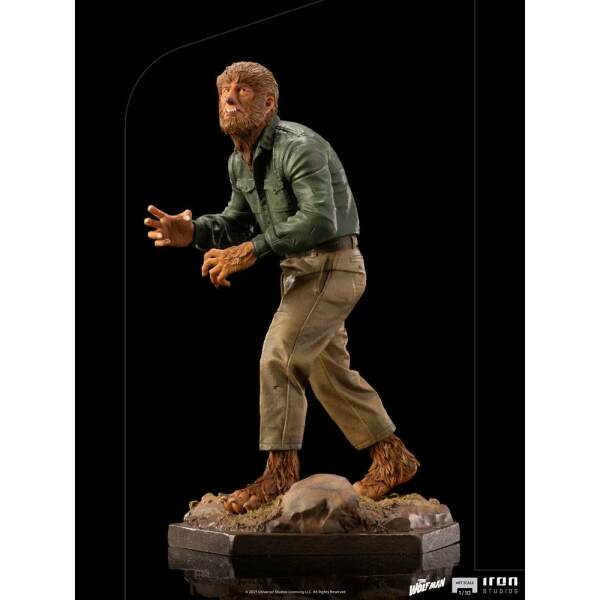 Estatua The Wolf Man Universal Monsters 1/10 Art Scale 21cm Iron Studios - Collector4U.com