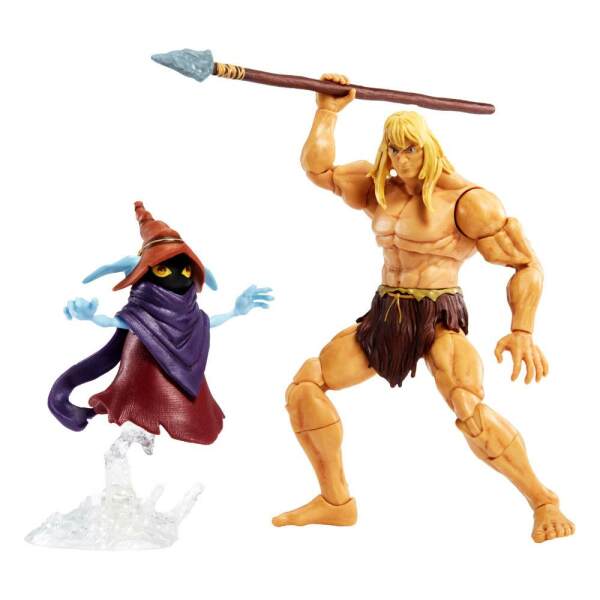 Figuras He-Man & Orko Masters of the Universe: Revelation Masterverse 2022 Deluxe Savage 18 cm Mattel - Collector4U.com
