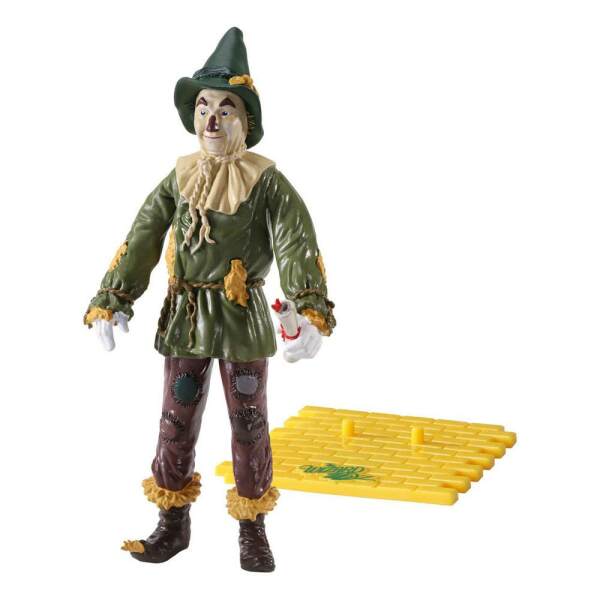 Figura Scarecrow (with his Diploma) El mago de Oz Maleable Bendyfigs 19cm Noble Collection - Collector4U.com