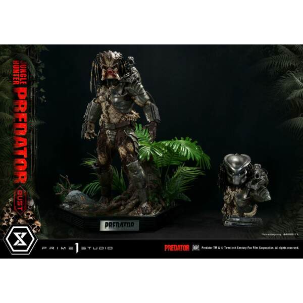 Busto Predator Regular Version 1/3 Jungle Hunter Predator 37cm Prime 1 Studio - Collector4U.com