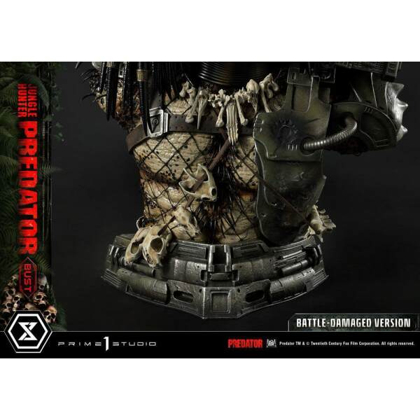 Busto Predator Battle-Damaged Version 1/3 Jungle Hunter Predator 37cm Prime 1 Studio - Collector4U.com