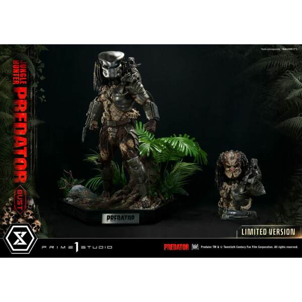 Busto Predator Limited Version 1/3 Jungle Hunter Predator 37cm Prime 1 Studio - Collector4U.com