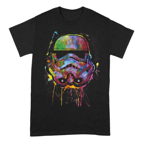 Camiseta Paint Splats Helmet Star Wars talla L - Collector4U.com