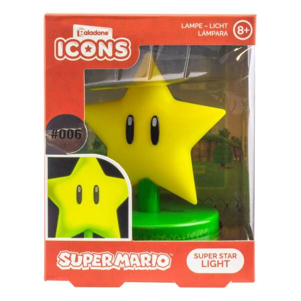 Lámpara Icon Super Star Super Mario (V2) Paladone - Collector4U.com