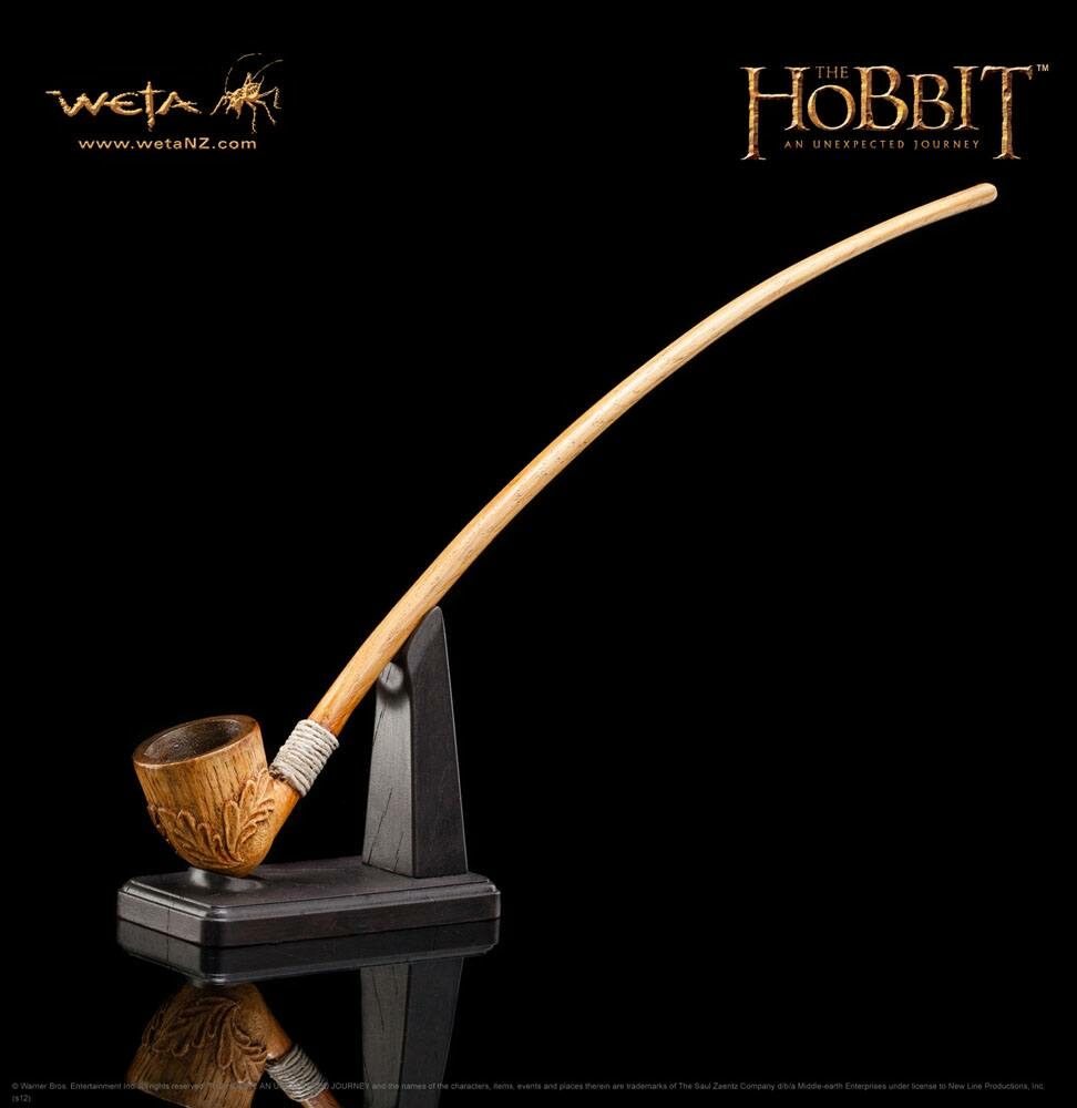 Réplica La Pipa de Bilbo Bolsón El Hobbit Un Viaje Inesperado 1/1 35 cm Weta - Collector4u.com