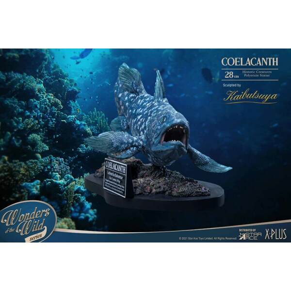 Estatua Coelacanth Deluxe Version Wonders of the Wild 28cm X-Plus - Collector4U.com