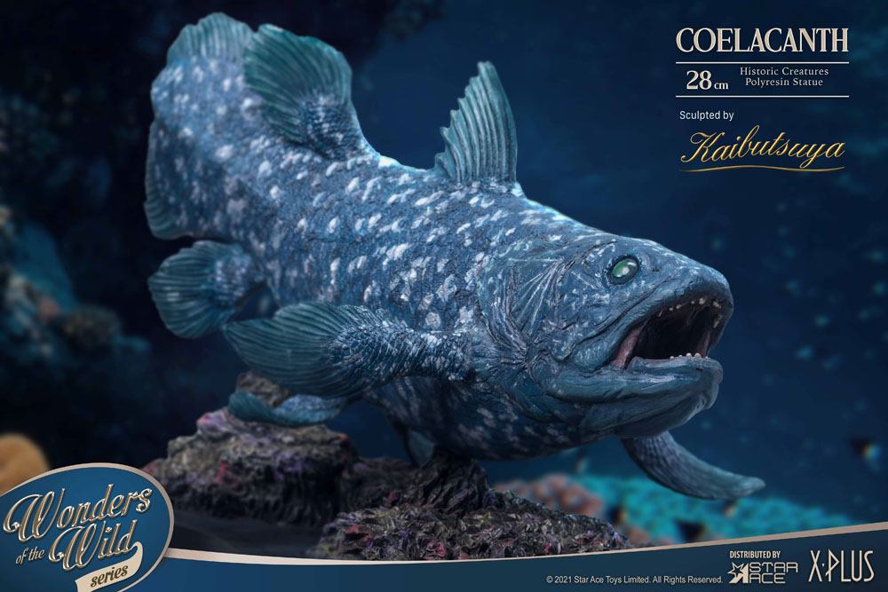 Estatua Coelacanth Deluxe Version Wonders of the Wild 28cm X-Plus