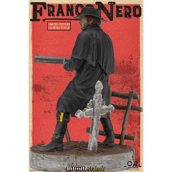 Estatua Franco Nero Django (1966) Old & Rare 30cm Infinite Statue - Collector4U.com