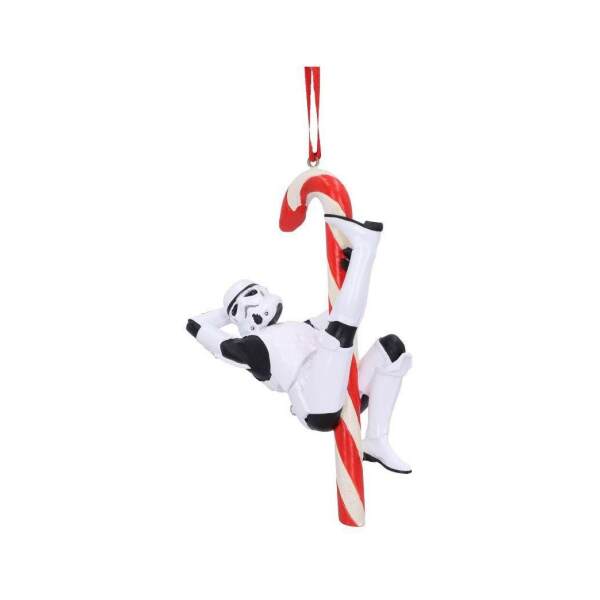 Candy Cane Stormtrooper Decoración Árbol de Navidad Original Star Wars 12cm - Collector4U.com