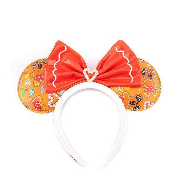 Diadema Gingerbread AOP Patent Bow Disney by Loungefly - Collector4U.com