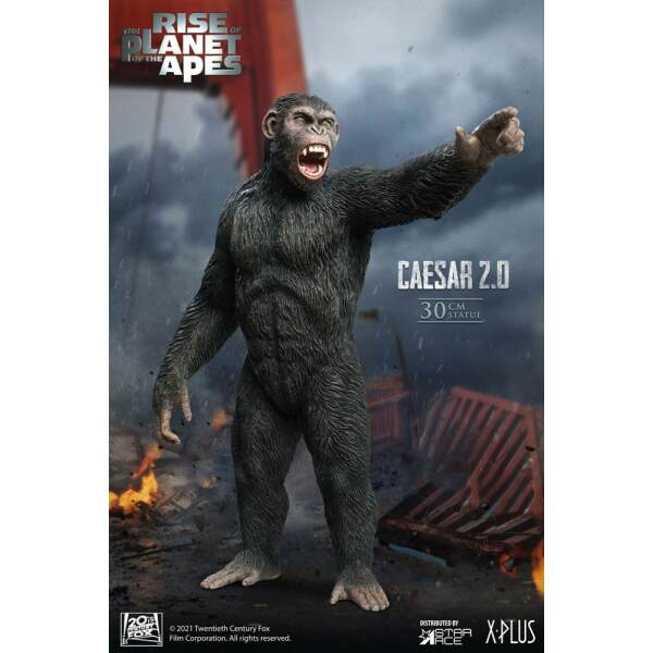 Estatua Caesar 2.0 El origen del planeta de los simios 30cm Star Ace Toys - Collector4U.com