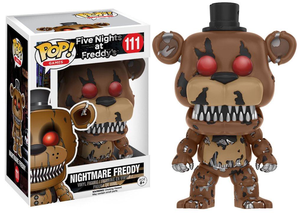 Funko Nightmare Freddy Five Nights at Freddy's POP! Games Vinyl Figura 9cm - Collector4U.com