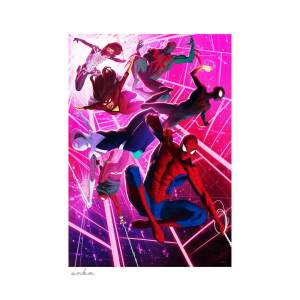 Litografia Heroes of the Spider-Verse Marvel Comics 46 x 61 cm - Sin Enmarcar - Sideshow - Collector4U.com
