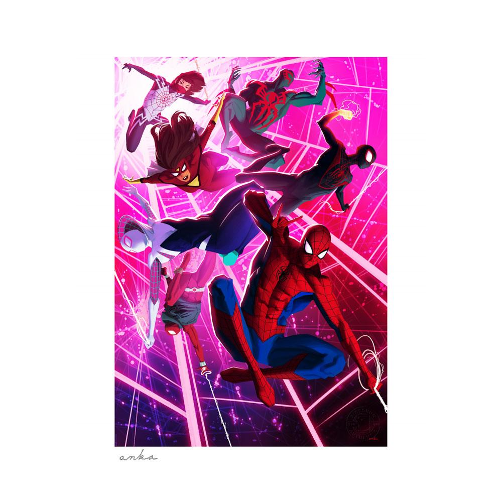 Litografia Heroes of the Spider-Verse Marvel Comics 46 x 61 cm – Sin Enmarcar – Sideshow