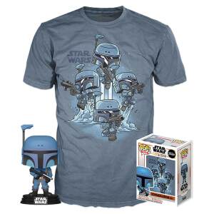 Minifigura y Camiseta The Mandalorian Star Wars The Mandalorian POP! & Tee Set talla L Funko - Collector4U.com