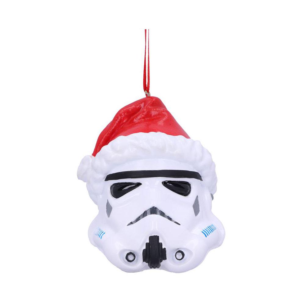 Santa Hat Stormtrooper Decoración Árbol de Navidad Original Star Wars 8cm - Collector4U.com