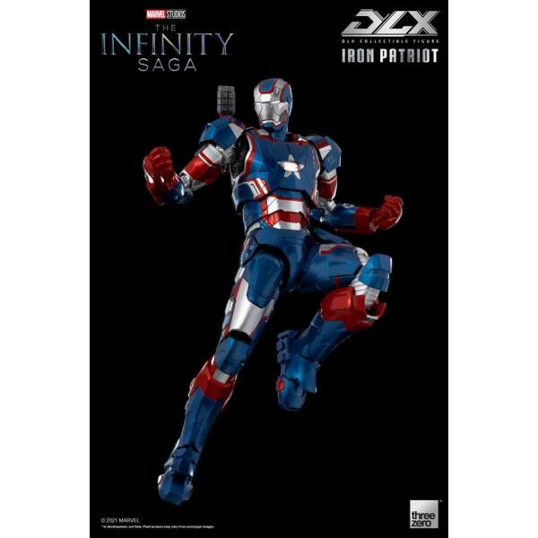 Figura Iron Patriot Infinity Saga Marvel 1/12 DLX 17cm ThreeZero - Collector4U.com