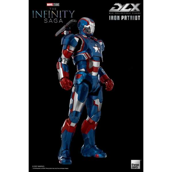 Figura Iron Patriot Infinity Saga Marvel 1/12 DLX 17cm ThreeZero - Collector4U.com