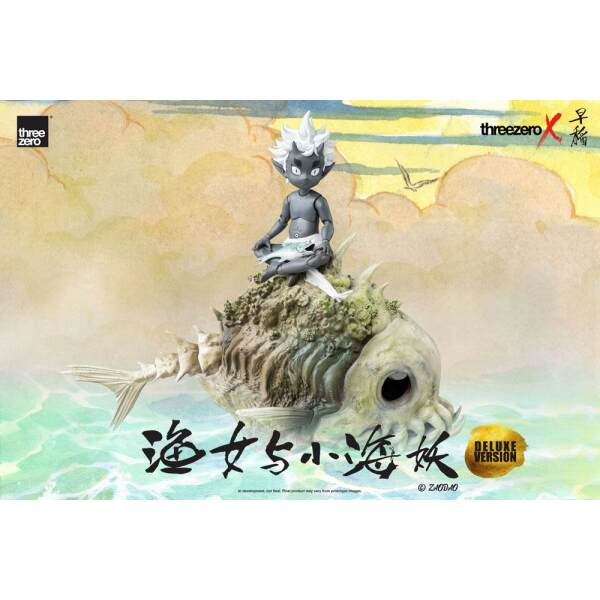 Estatuas Fishergirl and Little Sea Elf Zao Dao 1/6 Deluxe Edition 15 cm ThreeZero - Collector4U.com