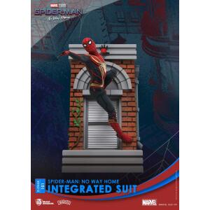 Diorama Spider-Man: No Way Home PVC D-Stage Spider-Man Integrated Suit 16 cm Beast Kingdom collector4u.com
