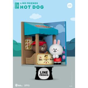 Diorama Hot Dog Line Friends PVC D-Stage 16 cm Beast Kingdom collector4u.com
