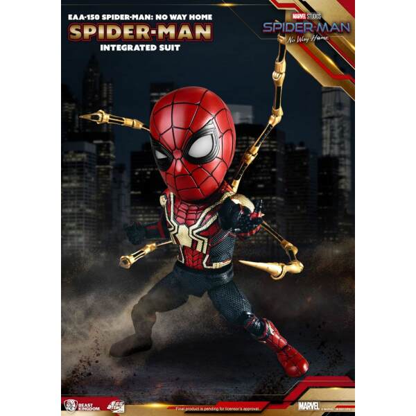 Figura Spider-Man Integrated Suit Spider-Man: No Way Home Egg Attack 17 cm Beast Kingdom - Collector4U.com