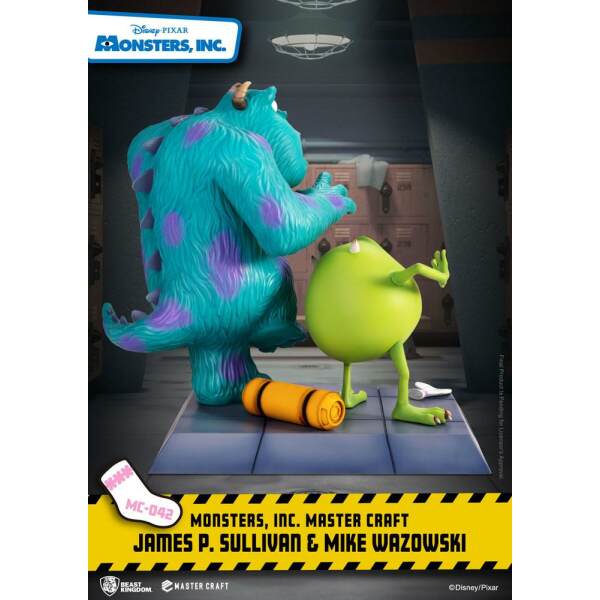 Estatua P. Sullivan & Mike Wazowski Monstruos, S.A. Master Craft James 34 cm Beast Kingdom - Collector4U.com