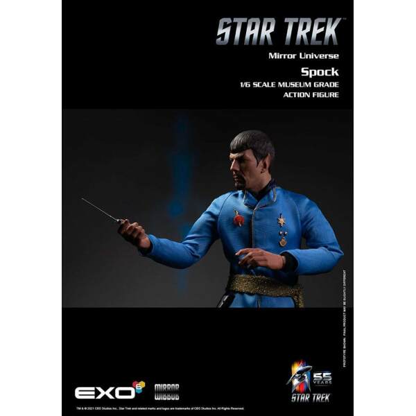 Figura Spock Star Trek: The Original Series 1/6 Mirror Universe 30 cm EXO-6 - Collector4U.com