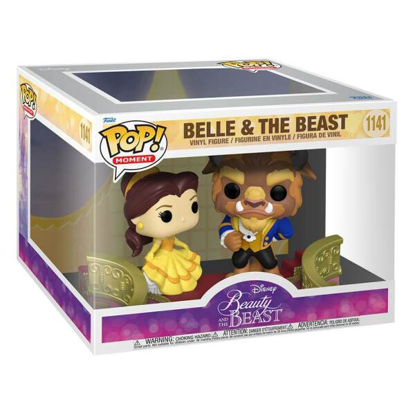 Funko Belle & Beast La bella y la bestia Pack de 2 POP Moment! Vinyl Figuras 9 cm - Collector4U.com