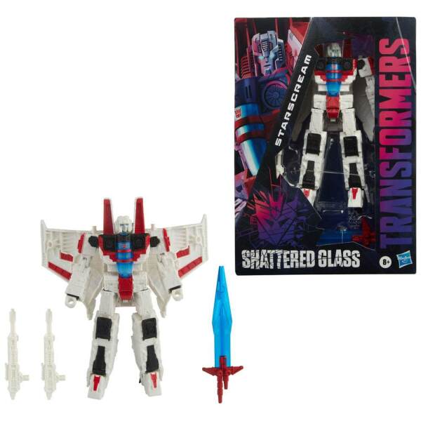 Figura Starscream 2021 Transformers: Shattered Glass Voyager Class 18 cm Hasbro - Collector4U.com